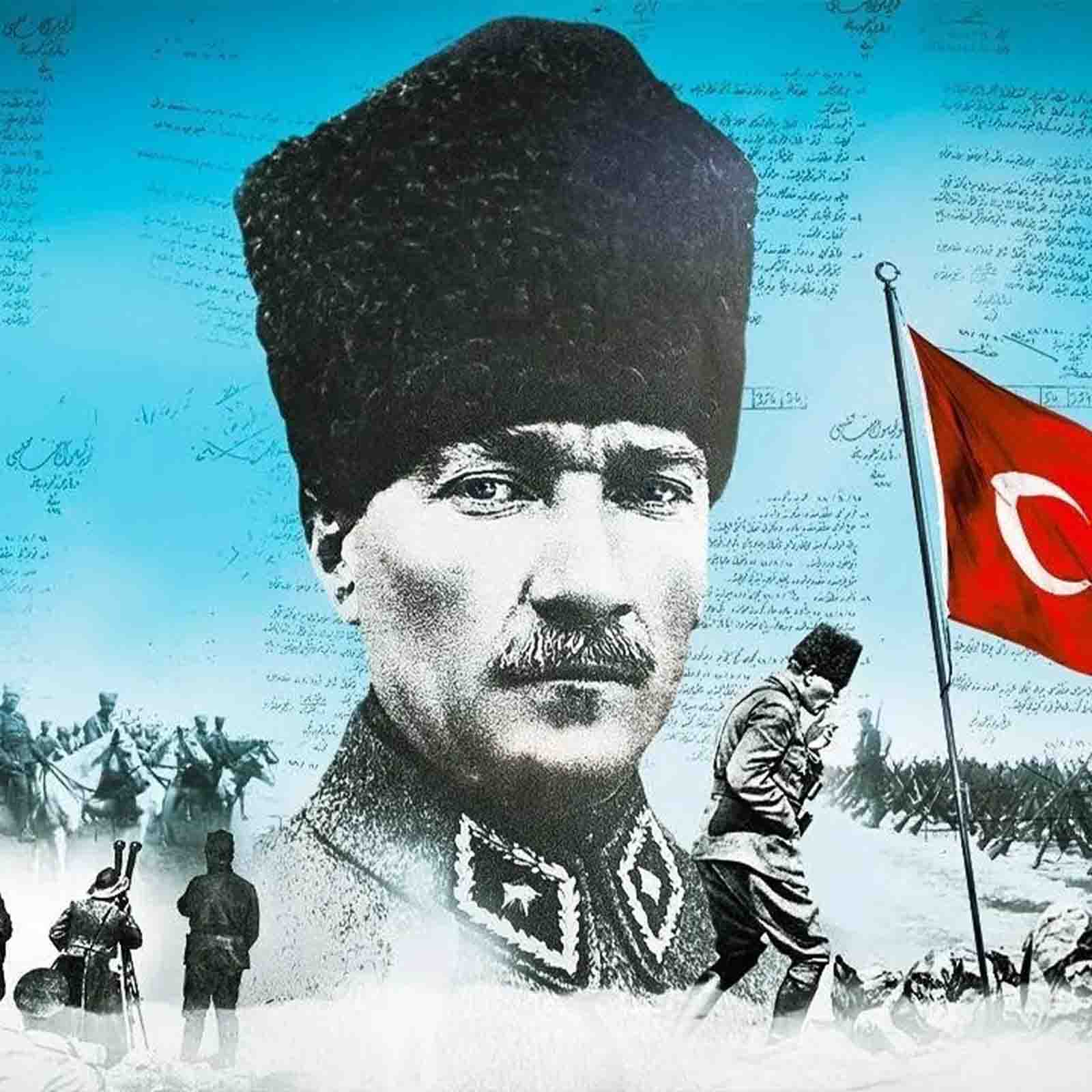 Portrait of Mustafa Kemal Atatürk